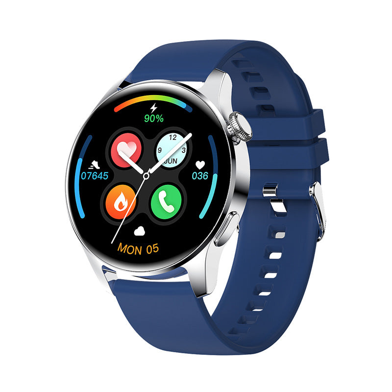 BW0256 Smart Watch Music Play Bluetooth Call Blue - Tophatter Daily Deals
