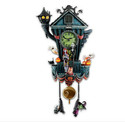 Staring Clock Resin Pendant Ornament Gothic Halloween 3D Changing Face Moving Picture Frame - Tophatter Daily Deals