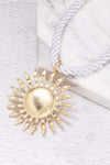 Zinc Alloy Sun Shape Pendant Necklace Necklaces - Tophatter Daily Deals