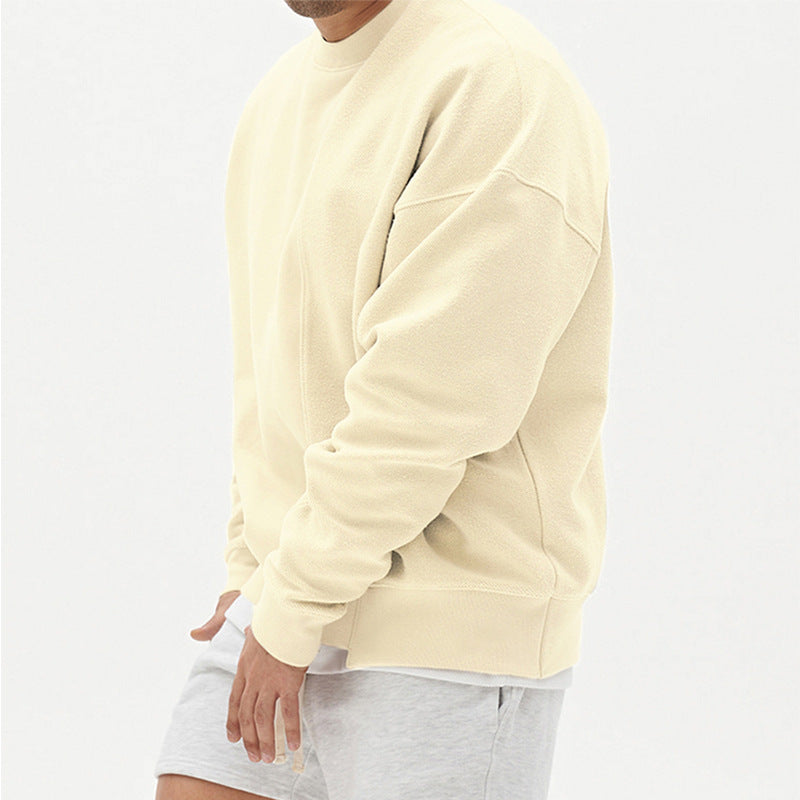 Oversized Mens Pullover Sweater - Crew Neck, Cotton, Casual 3D Changing Face Moving Picture Frame - Tophatter Daily Deals