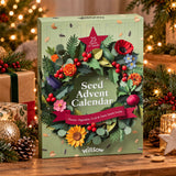 Seed Christmas Advent Calendar, 25 Flower Vegetable Fruit & Herb Seed Packets Advent Calendar - Tophatter Daily Deals