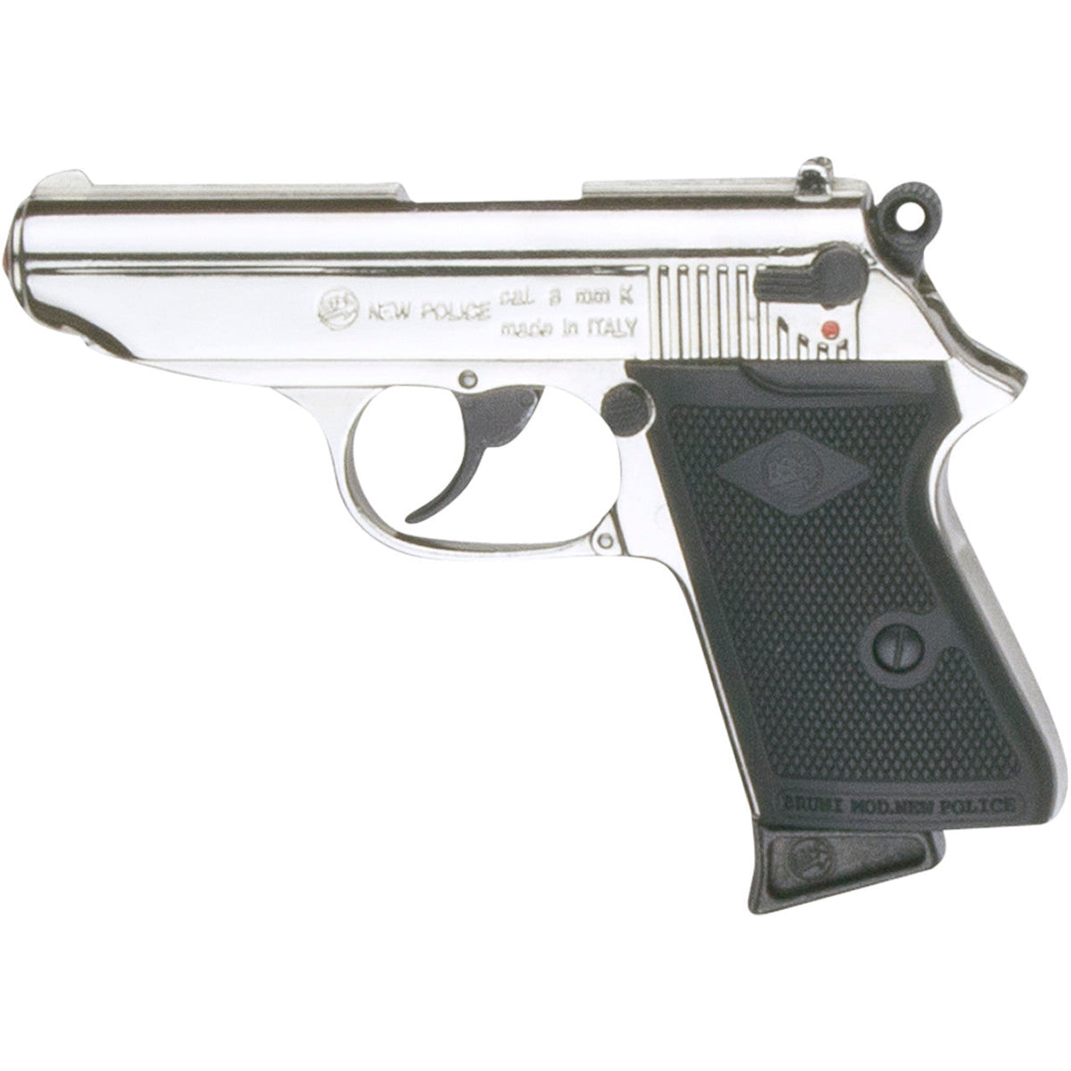 Replica James Bond PPK Style Nickel Finish 9MM Blank Firing Automatic Gun - Tophatter Daily Deals
