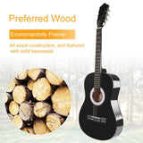 38" Acoustic Beginners Guitar with Guitar Bag Strap Tuner Extra String Toys & Games - Tophatter Daily Deals