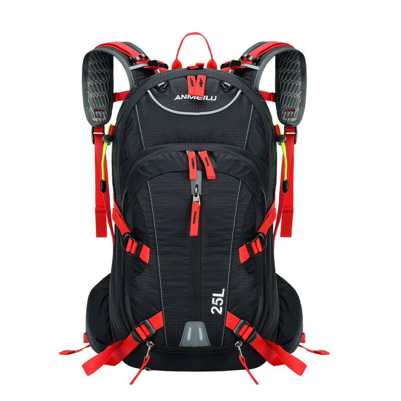 ANMEILU Amay Road outdoor cycling backpack Black red 0 - Tophatter Daily Deals