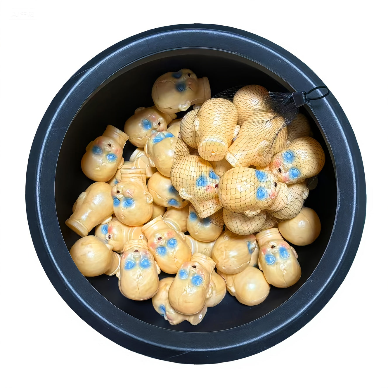 Witch Cauldron Plastic Candy Jar with Lid Halloween - Tophatter Daily Deals