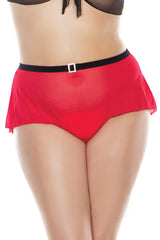 Coquette - 3824X - Panty - Red/Black - OS/XL Lingerie - Tophatter Daily Deals