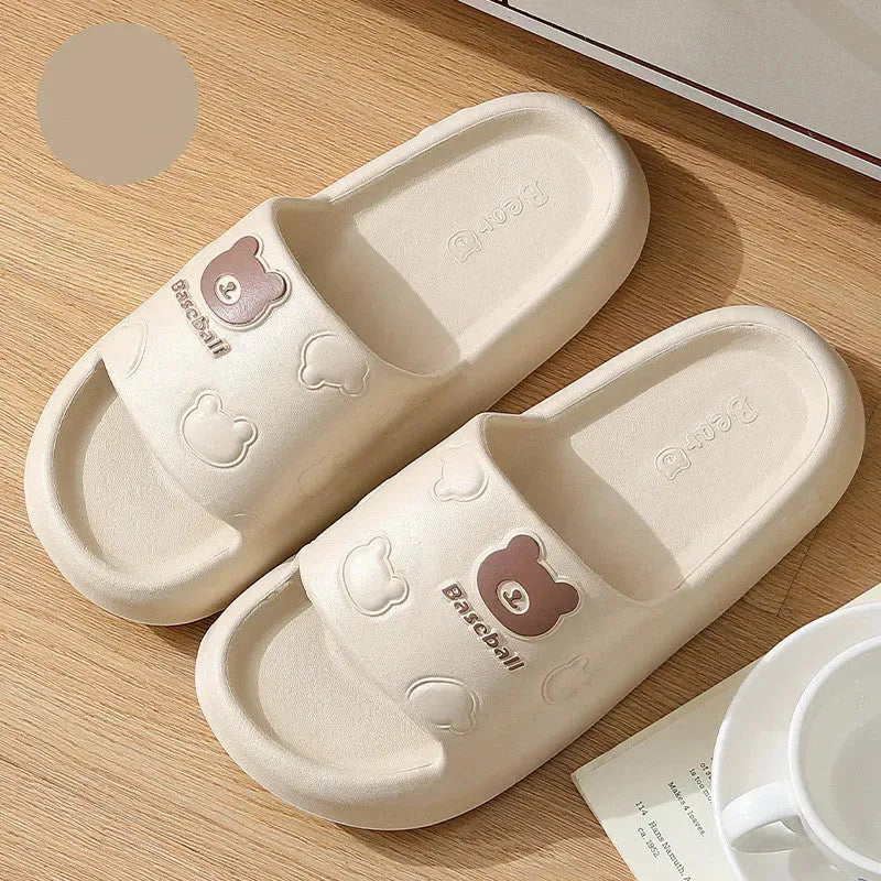 Bear-Callâ„¢ Kawaii Slippers Light Coffee Slippers - Tophatter Daily Deals