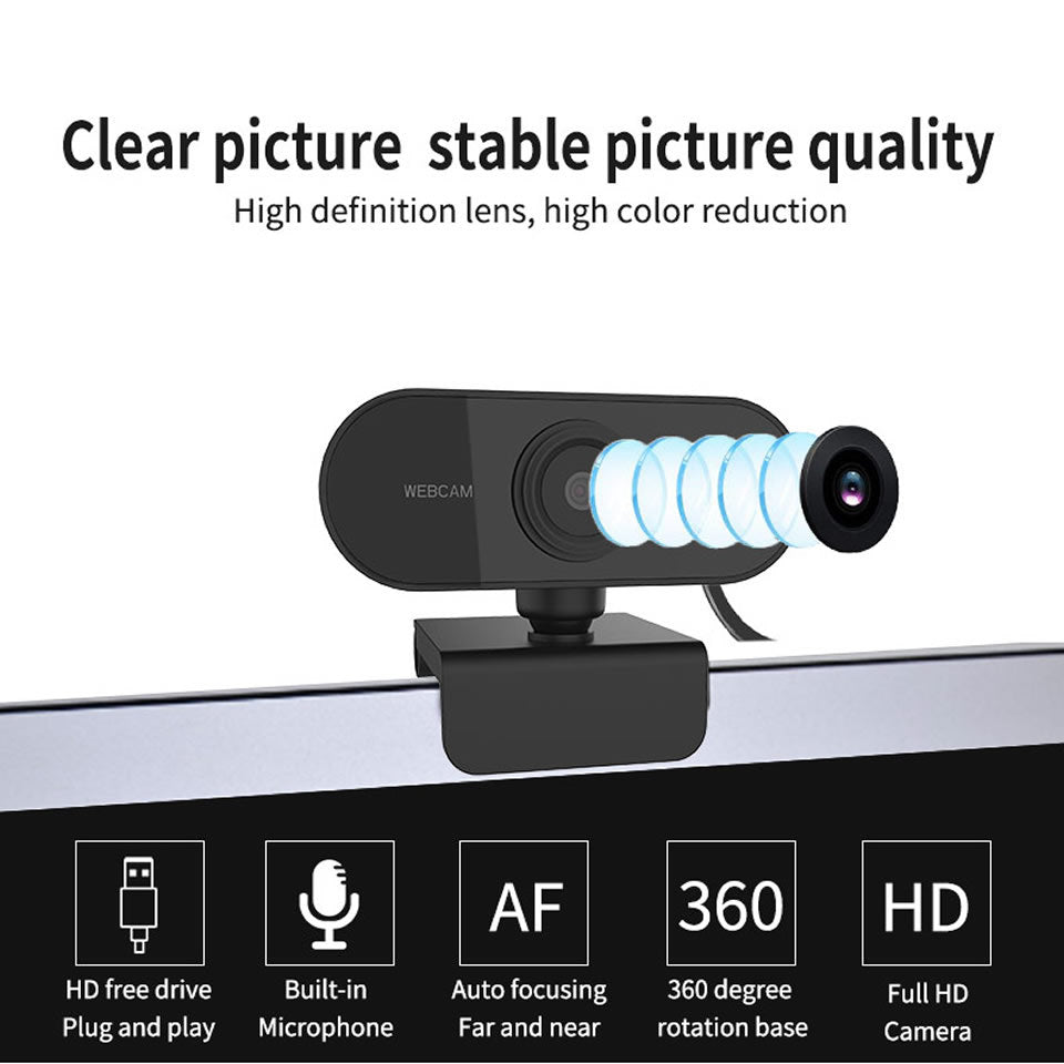 1080P Microphone-Rotatable-Cameras 0 - Tophatter Daily Deals