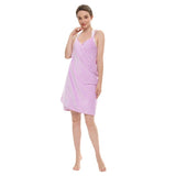 Bath Towel Sling Bath Skirt Coral Fleece Suit 0 - Tophatter Daily Deals