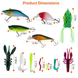 383-Piece: Fishing Lures Tackle Box Outdoor Recreation - Tophatter Daily Deals