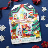 Christmas Village Fold-out Advent Calendar Book, Children's 25-Flap Advent Book Advent Calendar - Tophatter Daily Deals