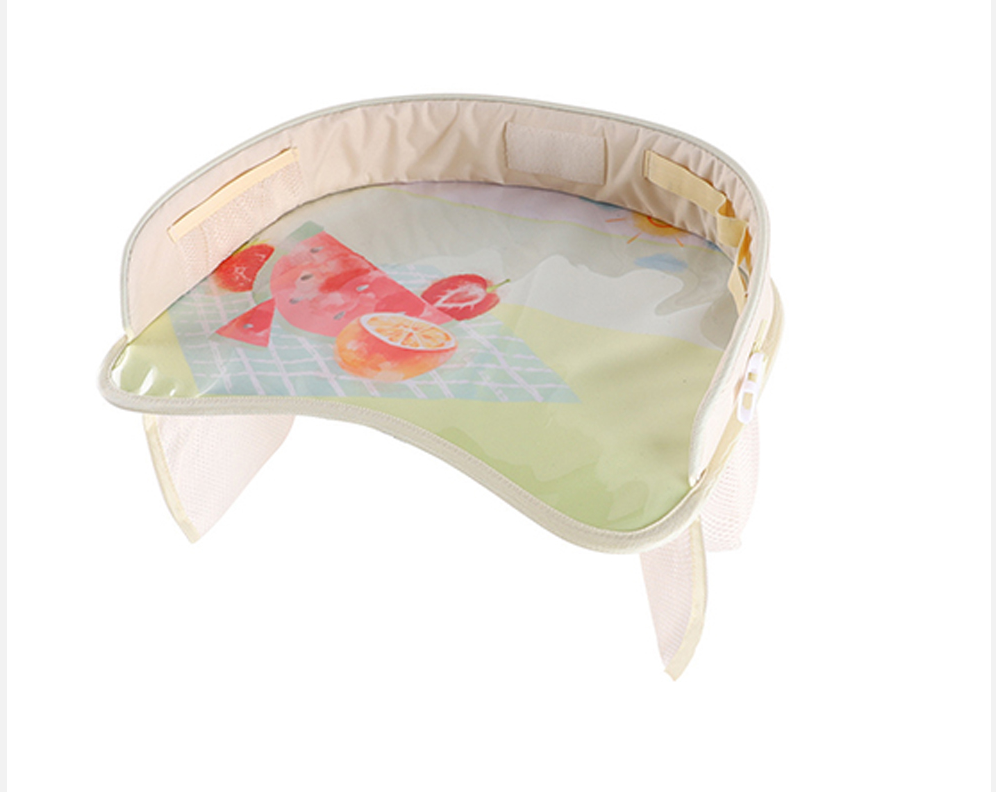 Baby car seat tray table White 0 - Tophatter Daily Deals