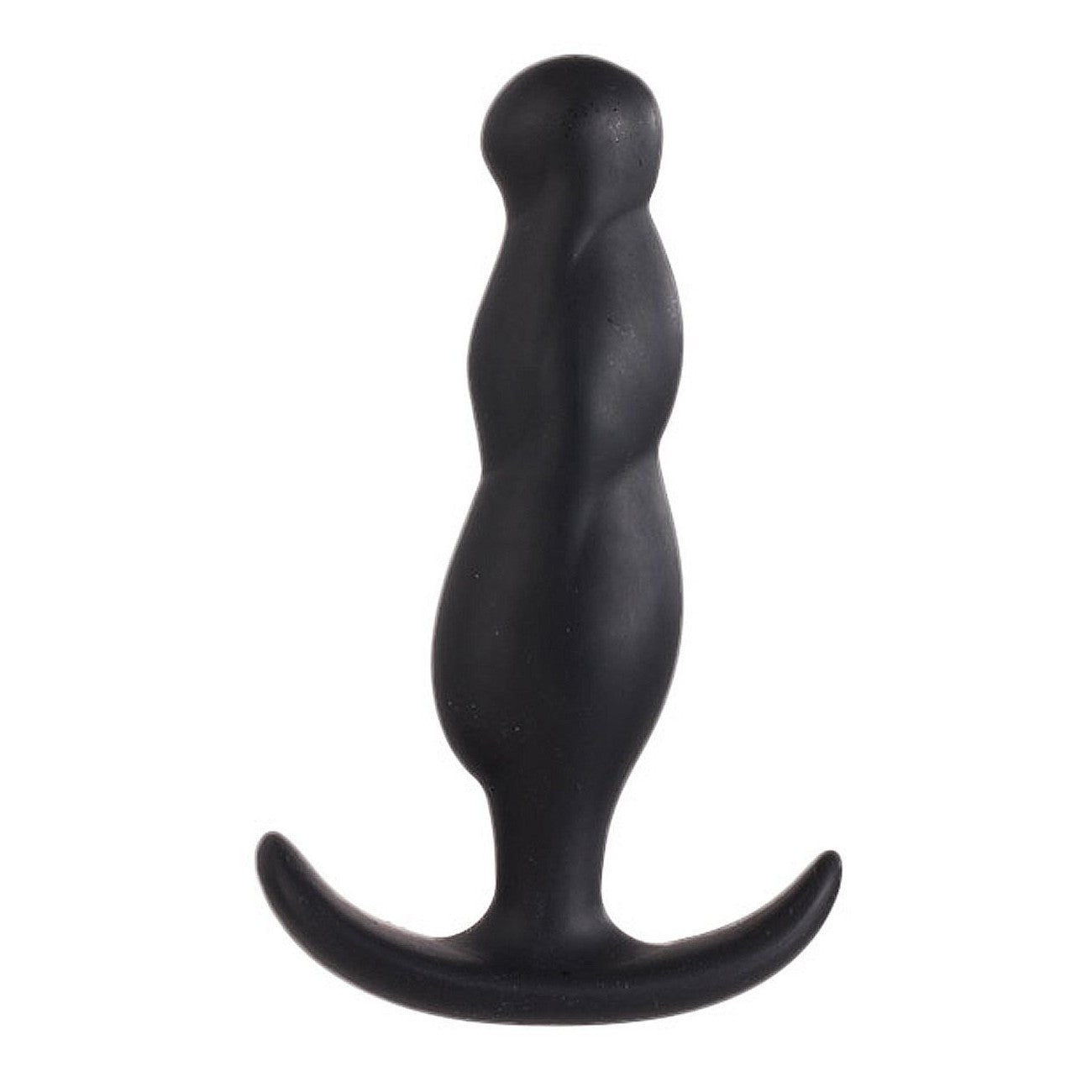Smiling Silicone Swirl Butt Plug 3.5" in Black Anal Sex Toys - Tophatter Daily Deals