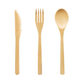 Bamboo portable tableware gift box 11pcs set 0 - Tophatter Daily Deals