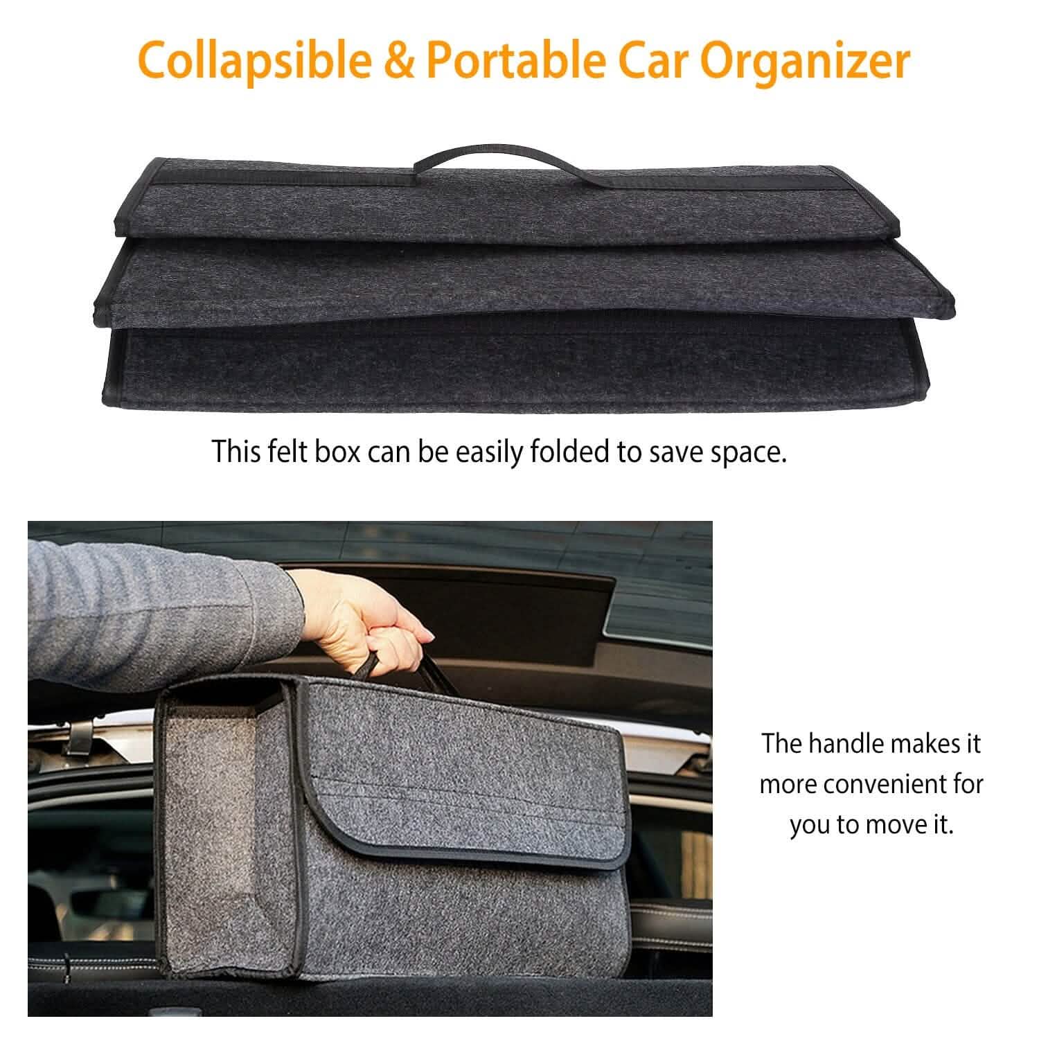 3.85 Gal Car Boot Organizer Automotive - Tophatter Daily Deals