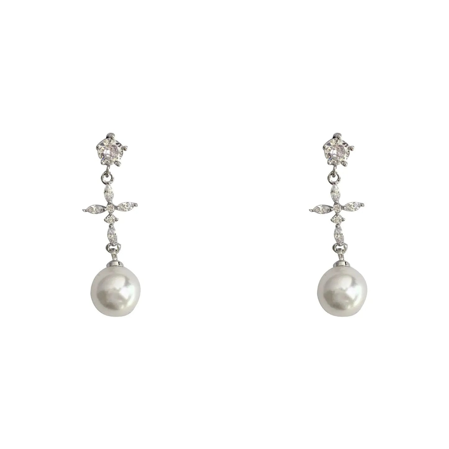 La Perle™ Pearl Earrings Earrings - Tophatter Daily Deals
