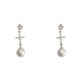La Perle™ Pearl Earrings Earrings - Tophatter Daily Deals