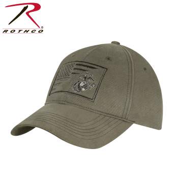Rothco USMC Eagle, Globe and Anchor / US Flag Low Pro Cap - Tophatter Daily Deals