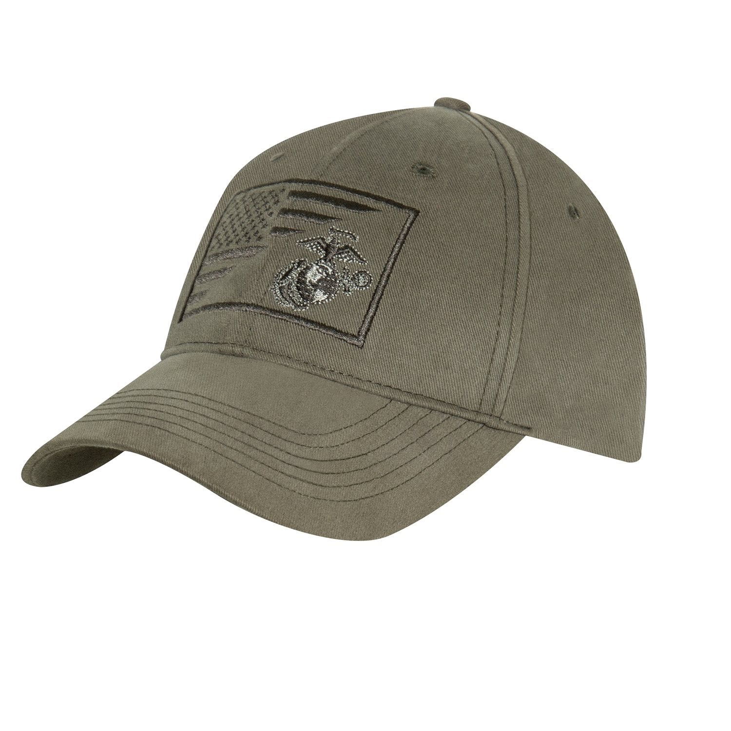Rothco USMC Eagle, Globe and Anchor / US Flag Low Pro Cap - Tophatter Daily Deals