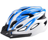 Bicycle Helmet Male Mountain Bike Road Wheel Sliding Balance Bike Breathable Riding Equipment Blue and white One Size 0 - Tophatter Daily Deals
