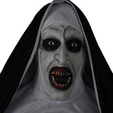 Glowing Latex Horror Mask Nun Hood Halloween Party 2025 3D Changing Face Moving Picture Frame - Tophatter Daily Deals