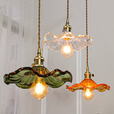 Brass Nordic Japanese Style Simple Niche Glass Chandelier 0 - Tophatter Daily Deals