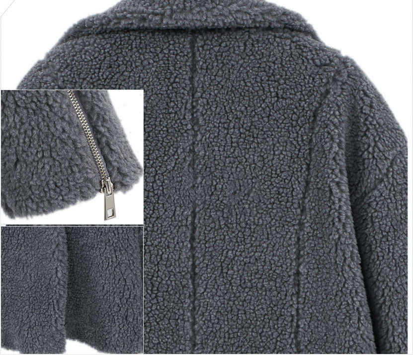 Warm Relaxed Women’s Wool Coat - Mid Length Wool Blend, City 3D Changing Face Moving Picture Frame - Tophatter Daily Deals