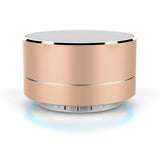 A10 Aluminum Speaker Bluetooth Speaker Gold 0 - Tophatter Daily Deals