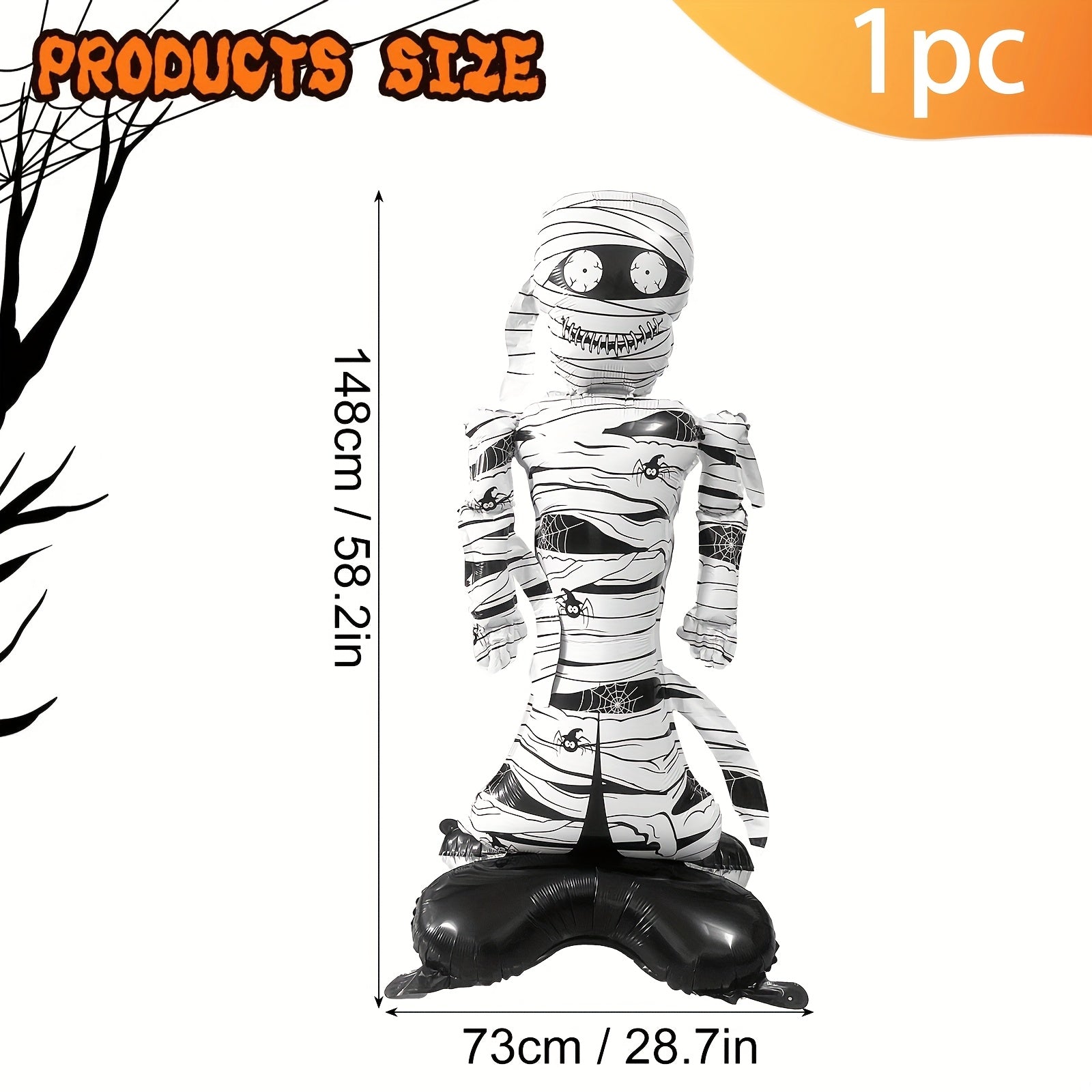 Mummy Standing Balloon Halloween Decoration Halloween - Tophatter Daily Deals