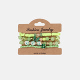 Beaded Soft Pottery Charm Bracelet Style C One Size Bracelets - Tophatter Daily Deals