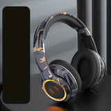 Bluetooth Headphones 5.2 Pluggable Illumination Black 0 - Tophatter Daily Deals