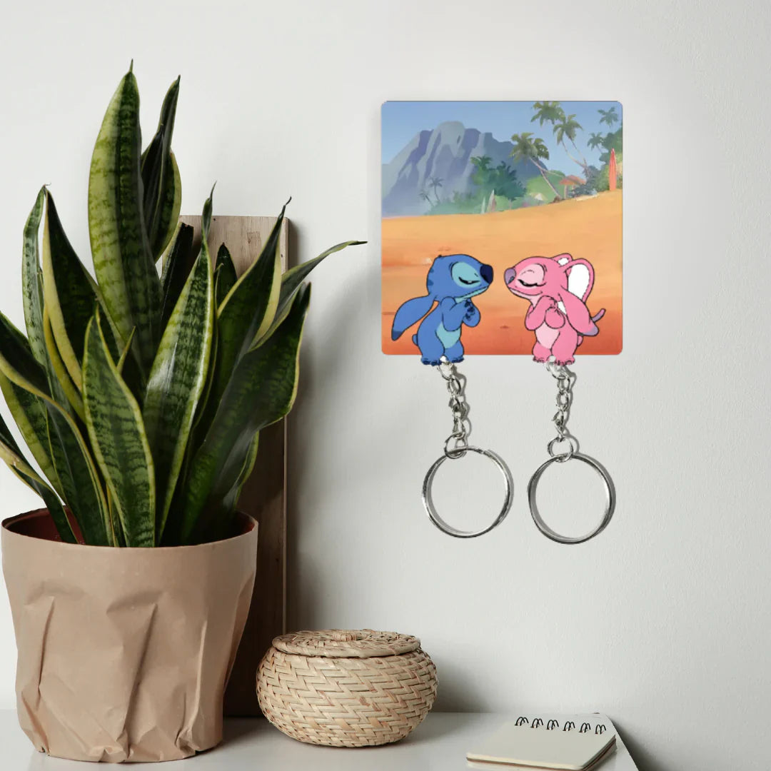 Couples Keychains™️ Stitch & Angel - Tophatter Daily Deals