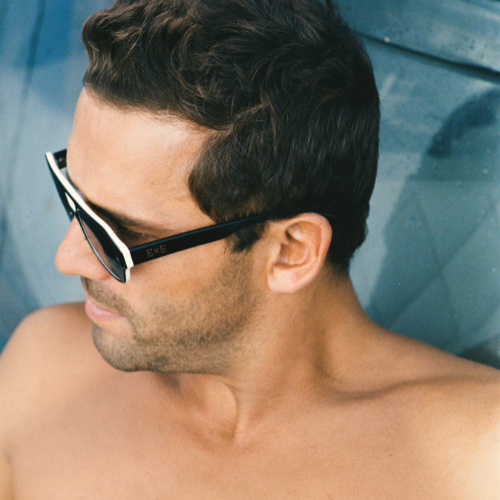 Perry / Black / White + Grey by East x East Sunglasses - Tophatter Daily Deals