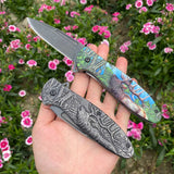 Male Deer Folding Knife Portable Camping Tool - Tophatter Daily Deals