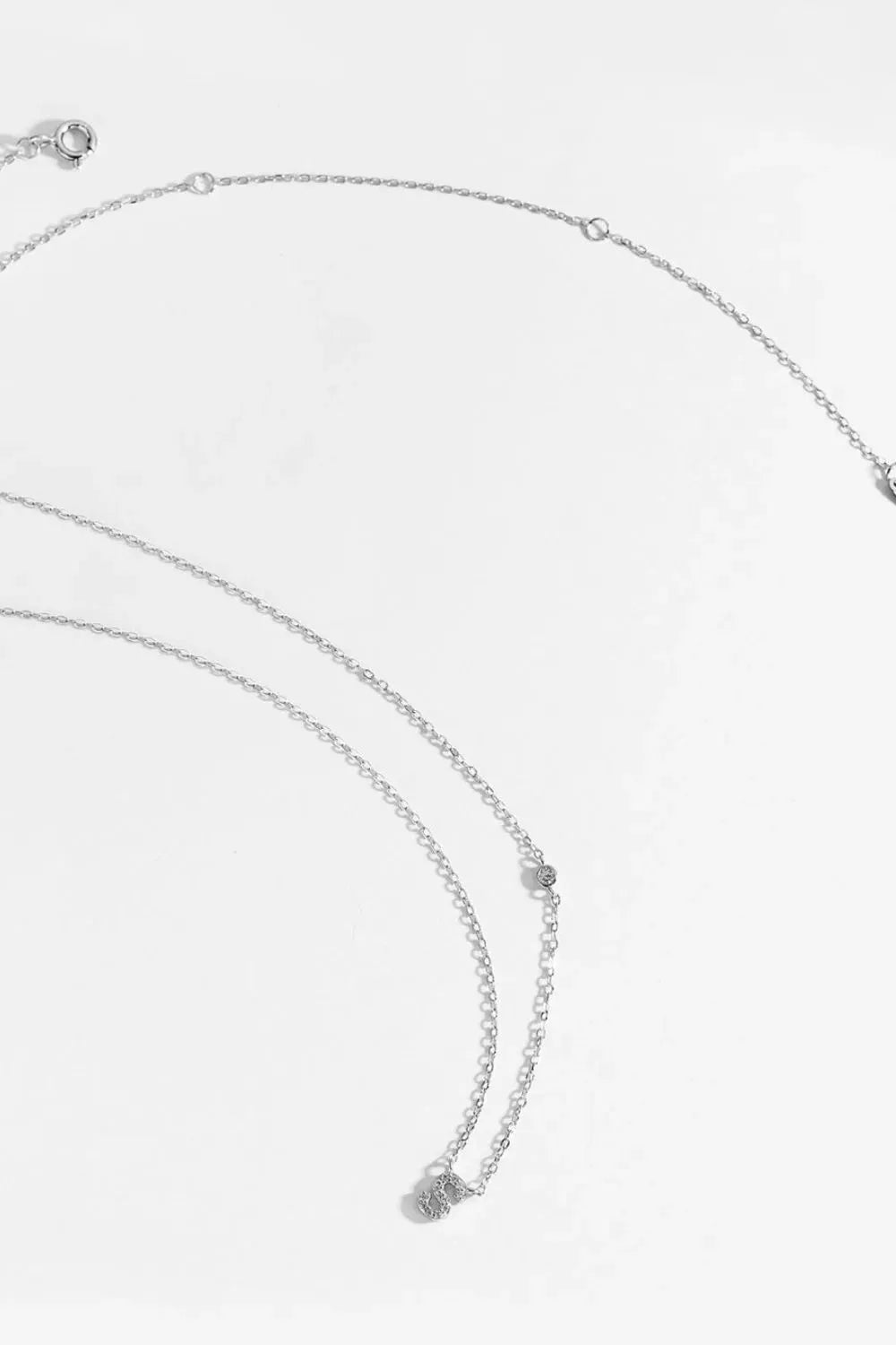 Q To U Zircon 925 Sterling Silver Necklace Necklaces - Tophatter Daily Deals