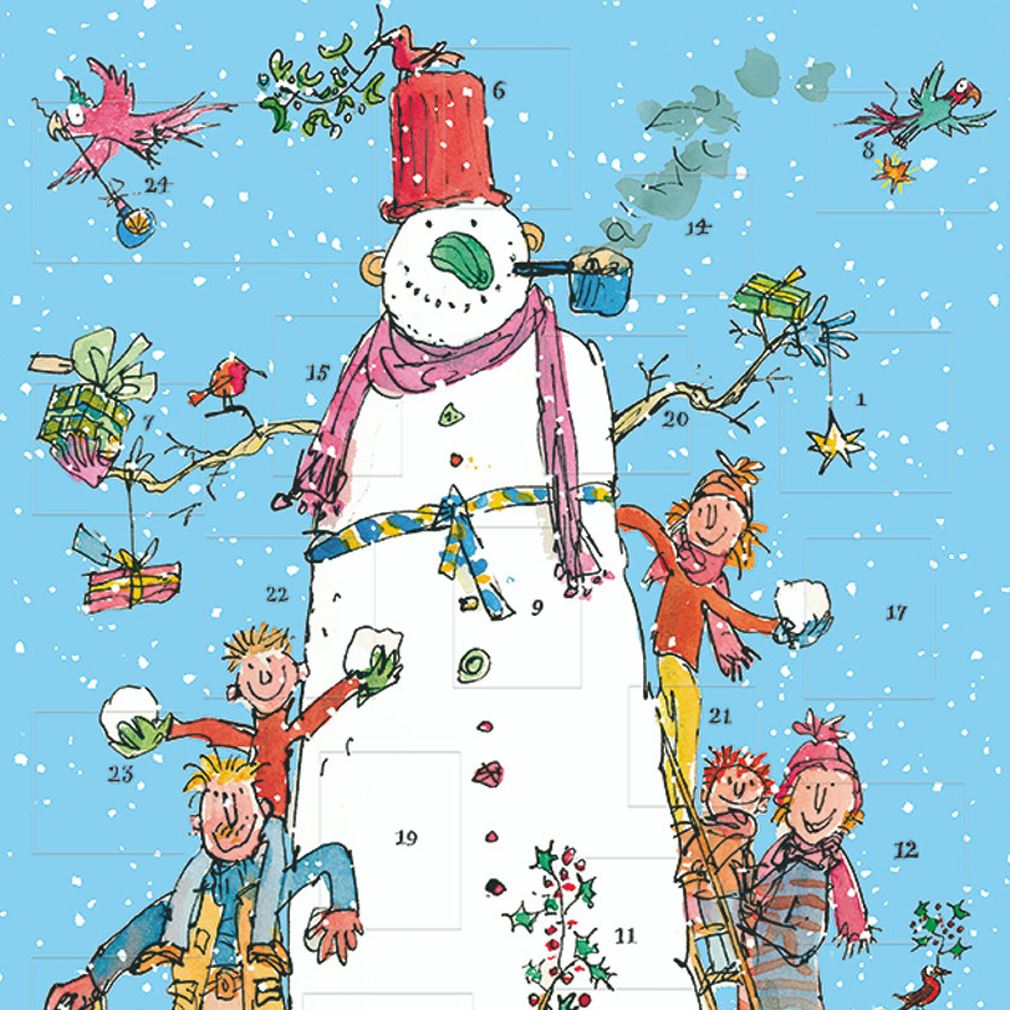 Quentin Blake Christmas Advent Calendar | Snowman Christmas Advent Calendar Advent Calendar - Tophatter Daily Deals