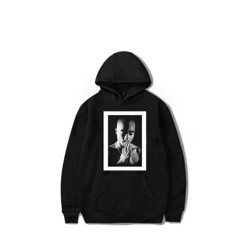 Lightweight Relaxed Unisex Hoodie - Loose Fit Polyester 2.Black 3D Changing Face Moving Picture Frame - Tophatter Daily Deals