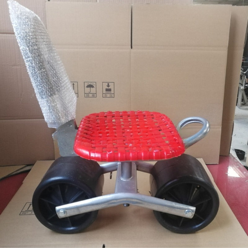 Garden Sled Cart with Two Wheels Gardening Tools - Tophatter Daily Deals