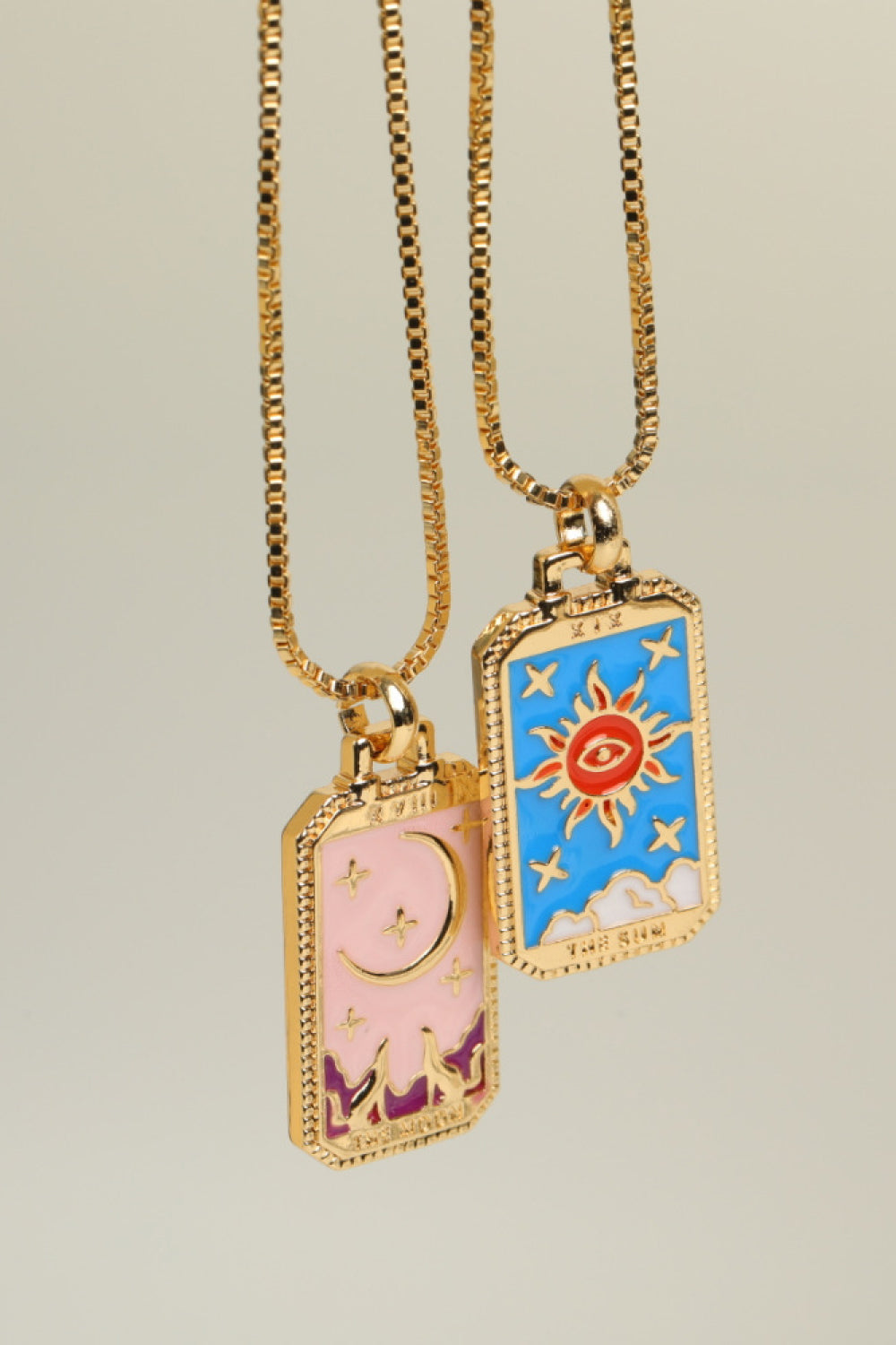 Tarot Card Pendant Copper Necklace Necklaces - Tophatter Daily Deals