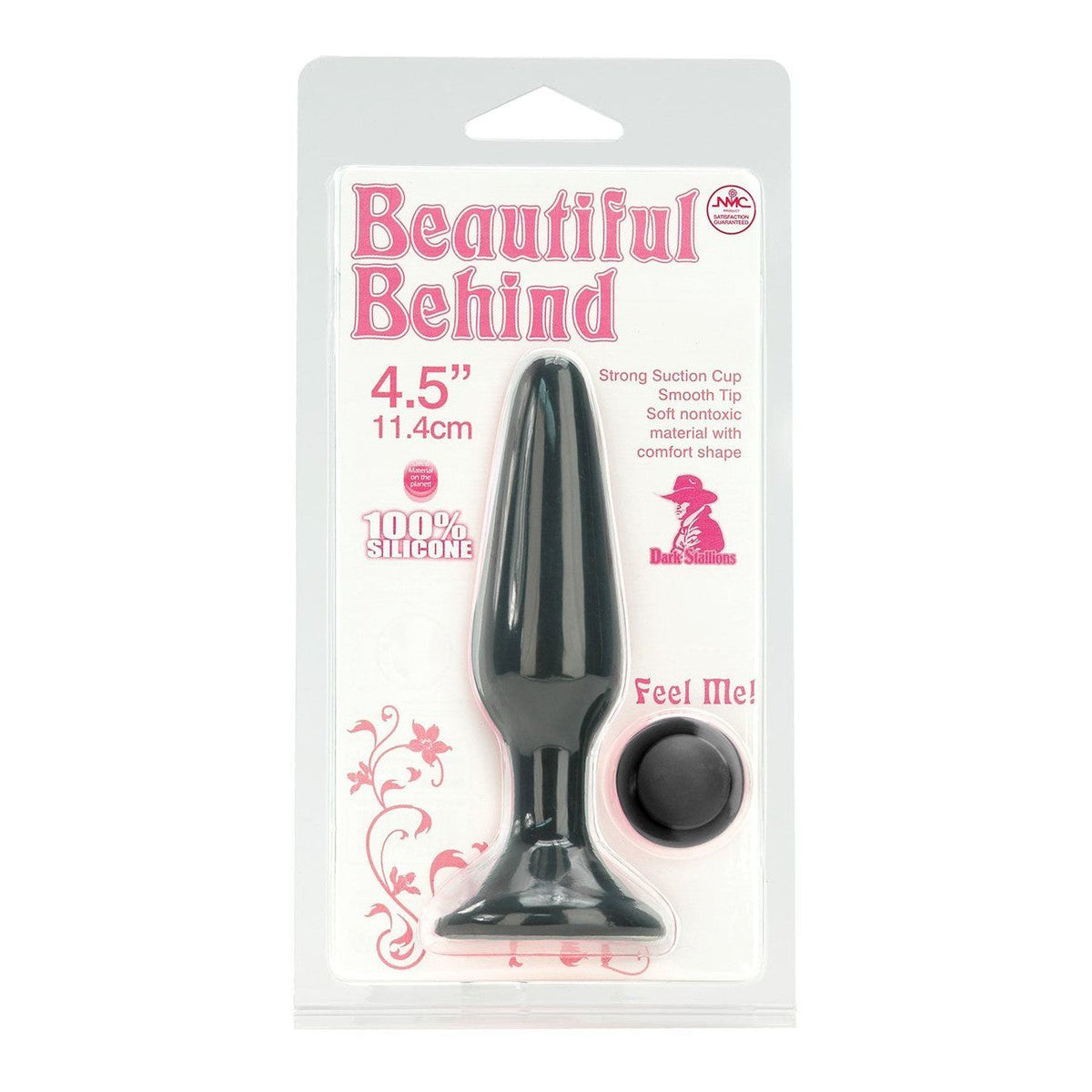 Beautiful Behind Butt Plug 4.5" in Black Anal Sex Toys - Tophatter Daily Deals