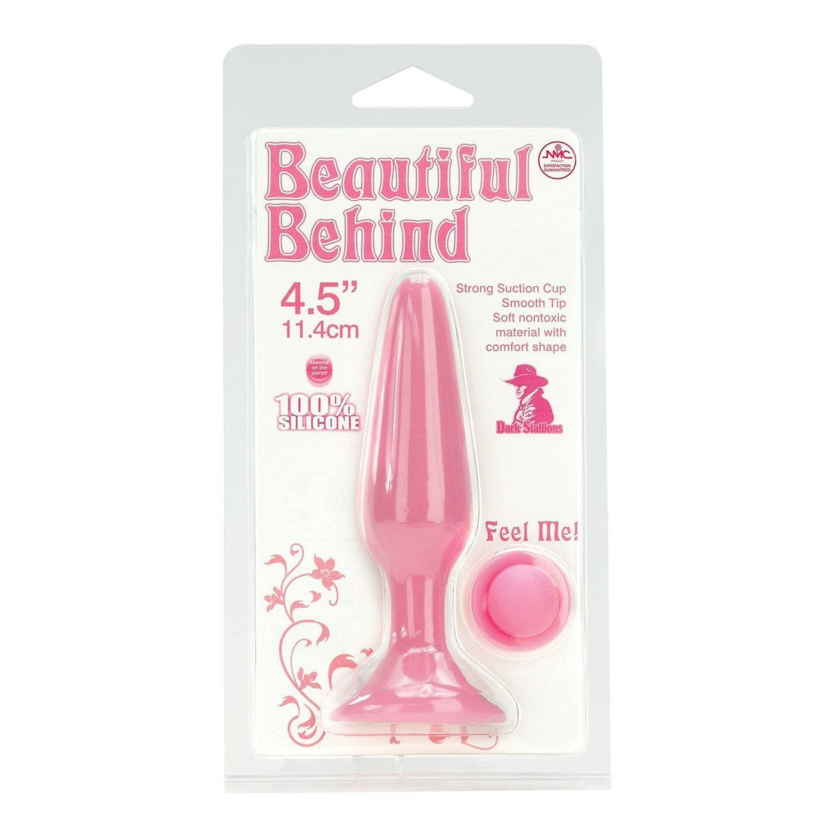 Beautiful Behind Butt Plug 4.5" in Pink Anal Sex Toys - Tophatter Daily Deals