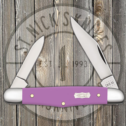 Case Half Whittler - Smooth Lilac Synthetic - 39164 Traditional Knives - Tophatter Daily Deals