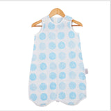 Baby Cotton Double Gauze Printed Vest Basket rings 0 - Tophatter Daily Deals