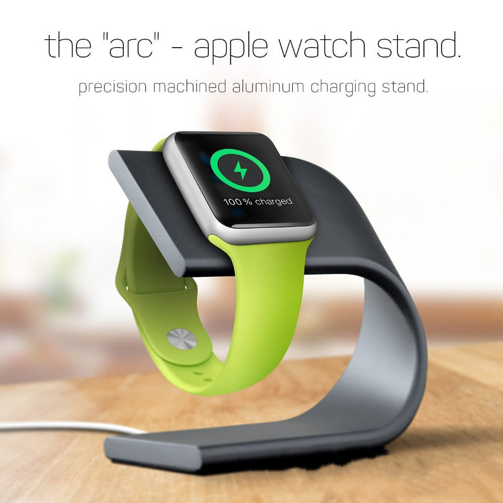 Aluminum alloy U-shaped smart watch charging stand 0 - Tophatter Daily Deals