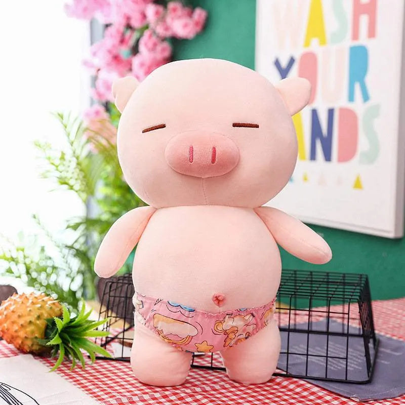 Kawaii Beach Pig Plush Toy Pink 40cm Humidifier - Tophatter Daily Deals