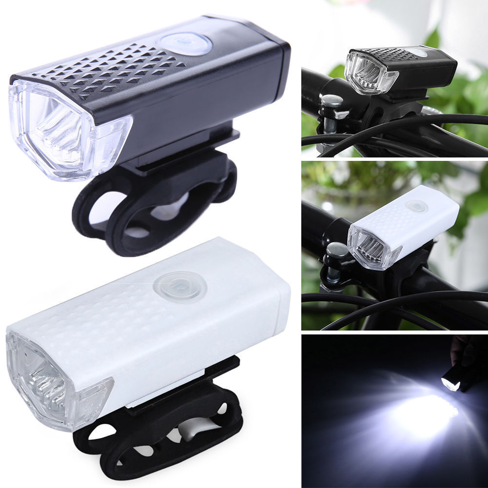 Bicycle headlight USB rechargeable 0 - Tophatter Daily Deals