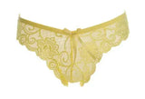 Panties, Seamless Underwear, Lace Panties yellow One size 0 - Tophatter Daily Deals