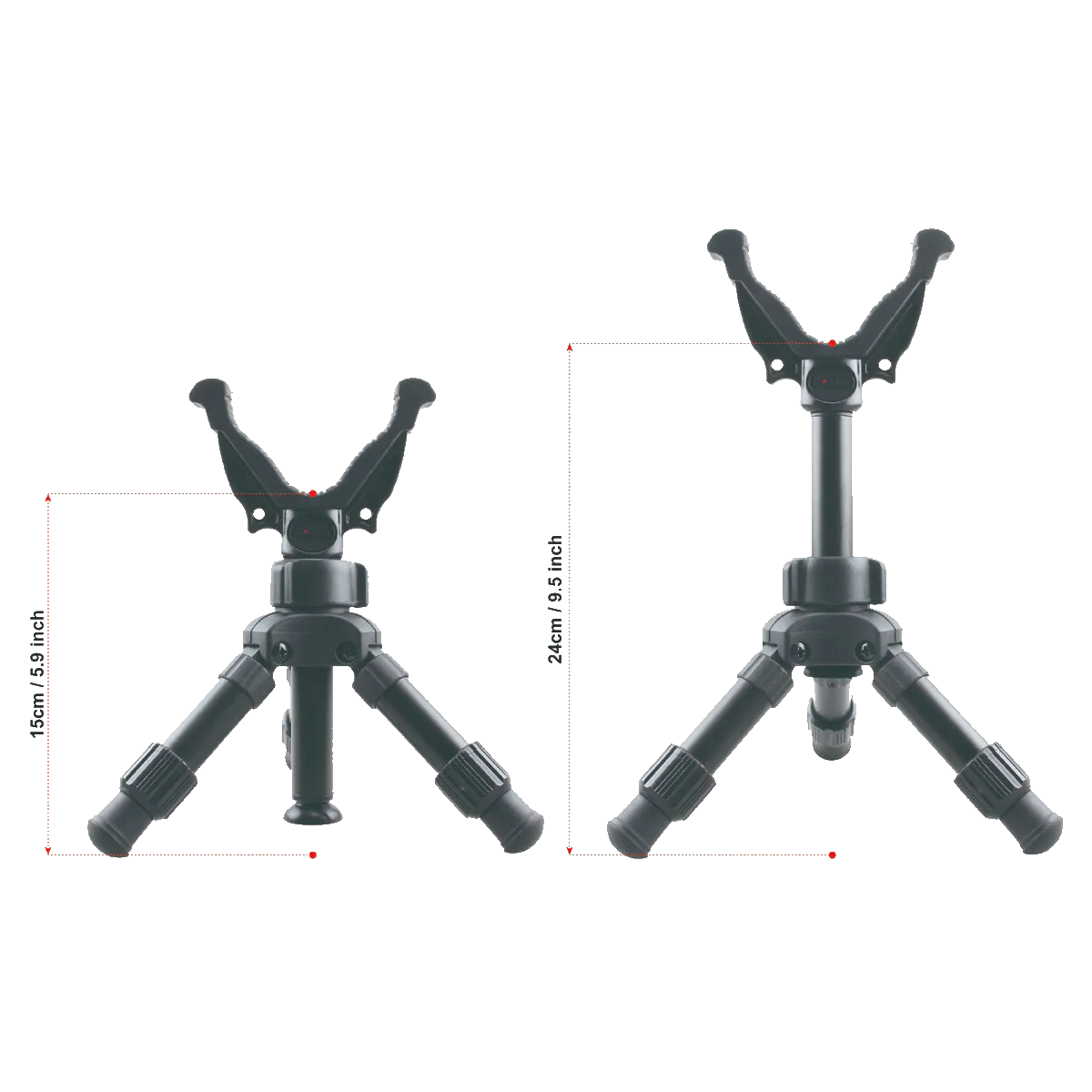 ROKSTAD RSGR-06 SHOOTING TRIPOD - 24CM V-MOUNT - Tophatter's Army Deals OPTICS & SCOPES - Tophatter Daily Deals
