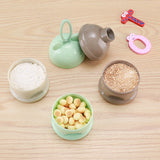 3 Layer Frog Style Portable Baby Food Storage Box Essential Cereal Cartoon Milk Powder Boxes Toddle Kids Formula Milk Container 0 - Tophatter Daily Deals