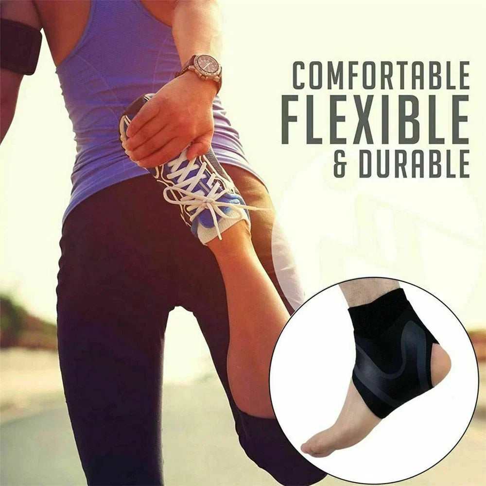 Ankle Compression X Wrap Brace Sleeve Support Pain Relief - Tophatter Daily Deals